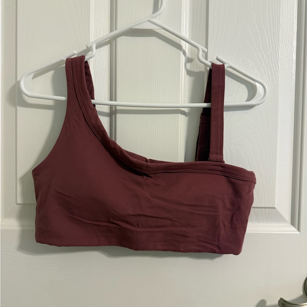 Vitality one-shoulder sports bra